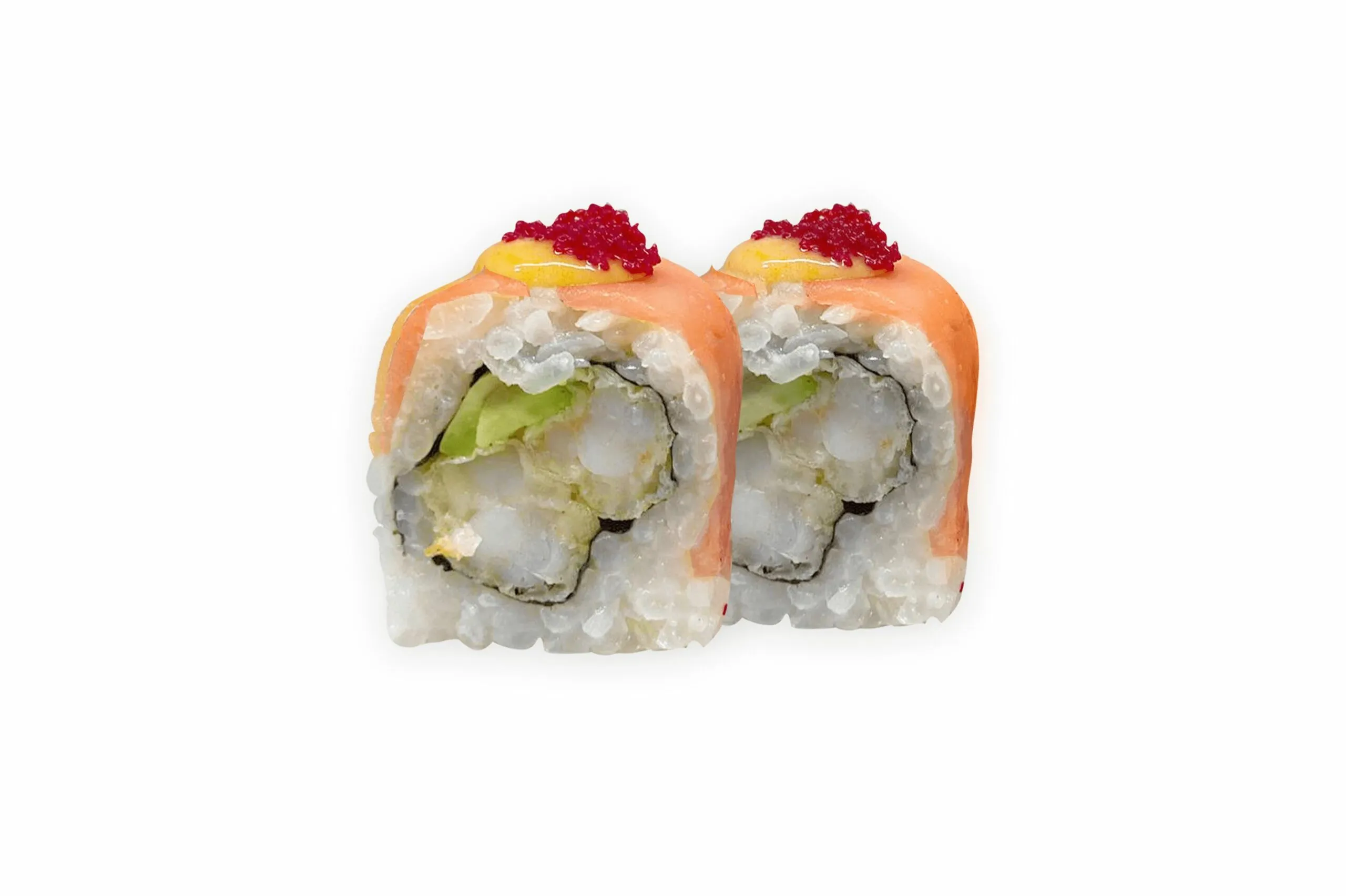 9134 honeymoon roll sushi with chopsticks