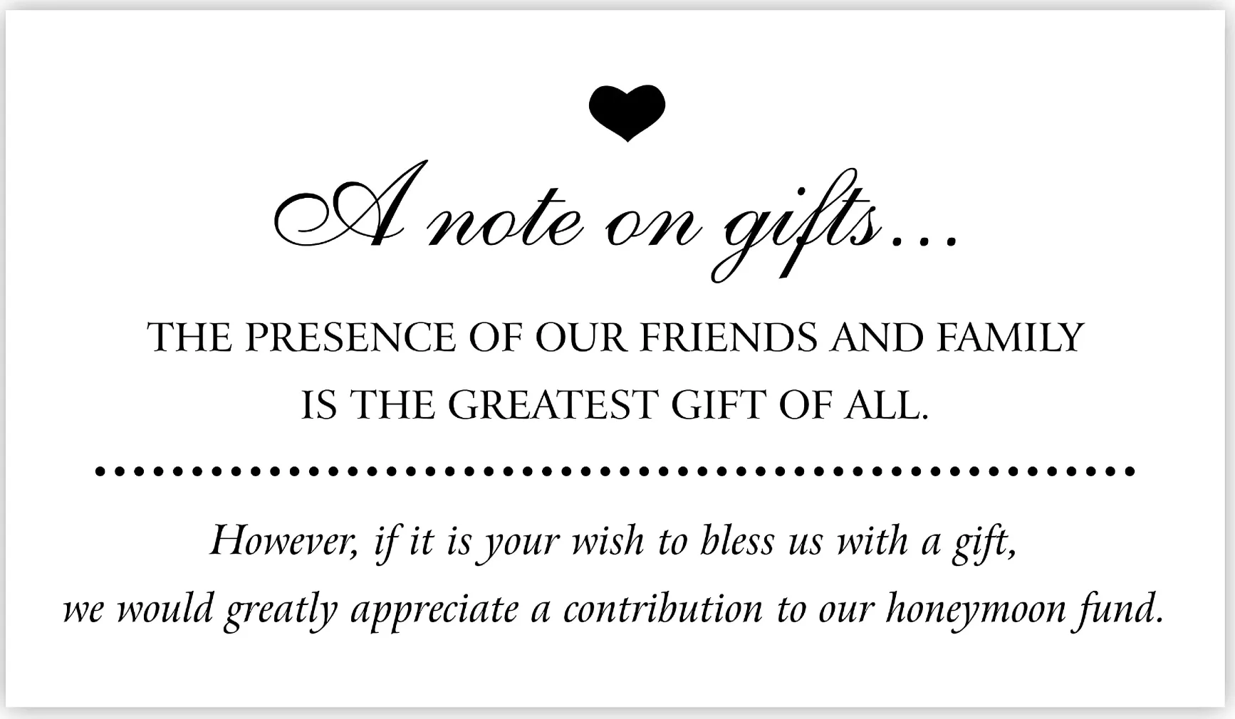 9162 honeymoon fund options