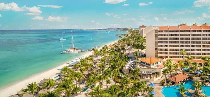 9272 aruba resort sunset